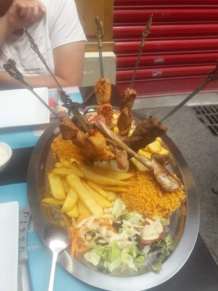 Brochettes Mixte Agneaux Boeuf Vez